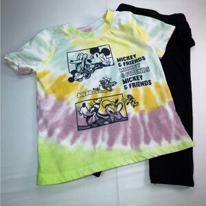 Disney Junior 18/24M Mickey & Friends 2-Piece Screenprint Tee & Leggings Set